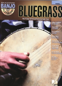 Banjo Play Along 01 Bluegrass Book & Cd Sheet Music Songbook