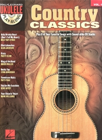 Ukulele Play Along 15 Country Classics Book & Cd Sheet Music Songbook