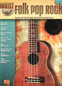 Ukulele Play Along 20 Folk Pop Rock Book & Cd Sheet Music Songbook
