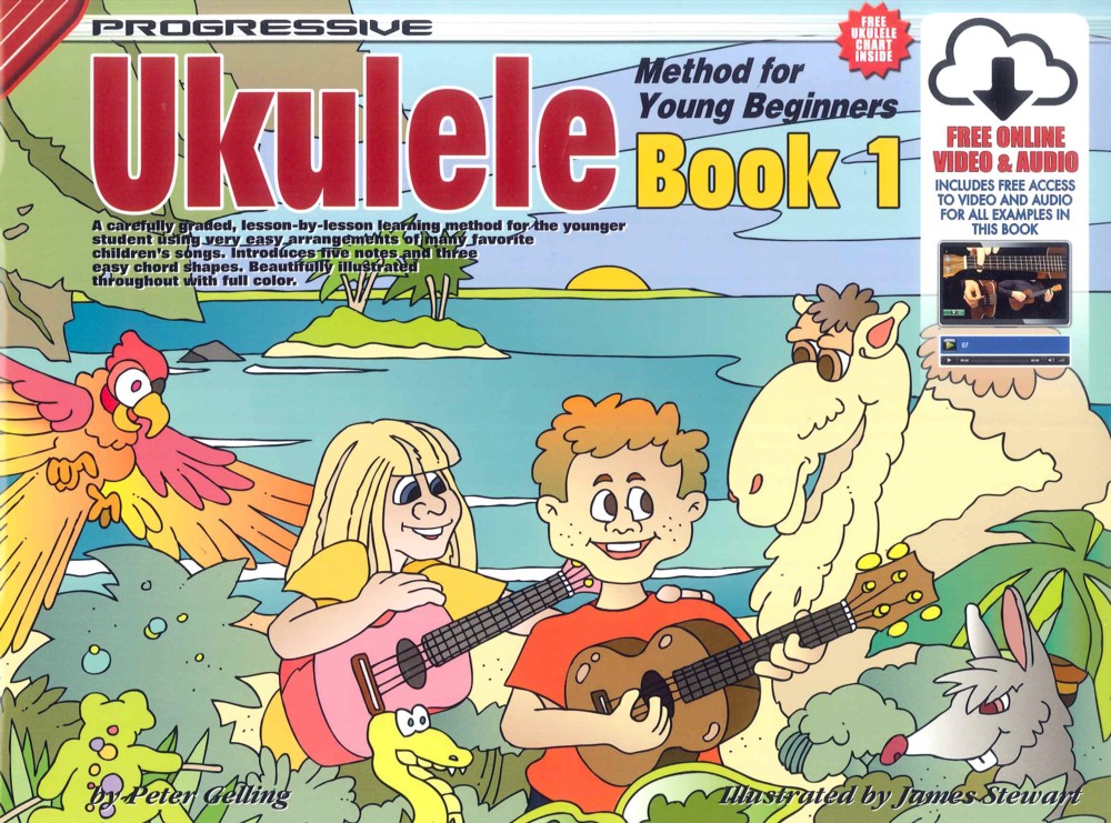 Progressive Ukulele Method For Young Beginners 1 Sheet Music Songbook