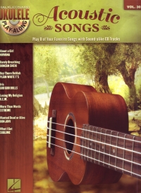 Ukulele Play Along 30 Acoustic Songs + Cd Sheet Music Songbook