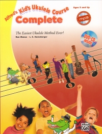 Kids Ukulele Course Complete Manus + Dvd & Cd Sheet Music Songbook