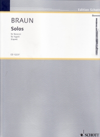 Braun Solos (1740) Bassoon Sheet Music Songbook
