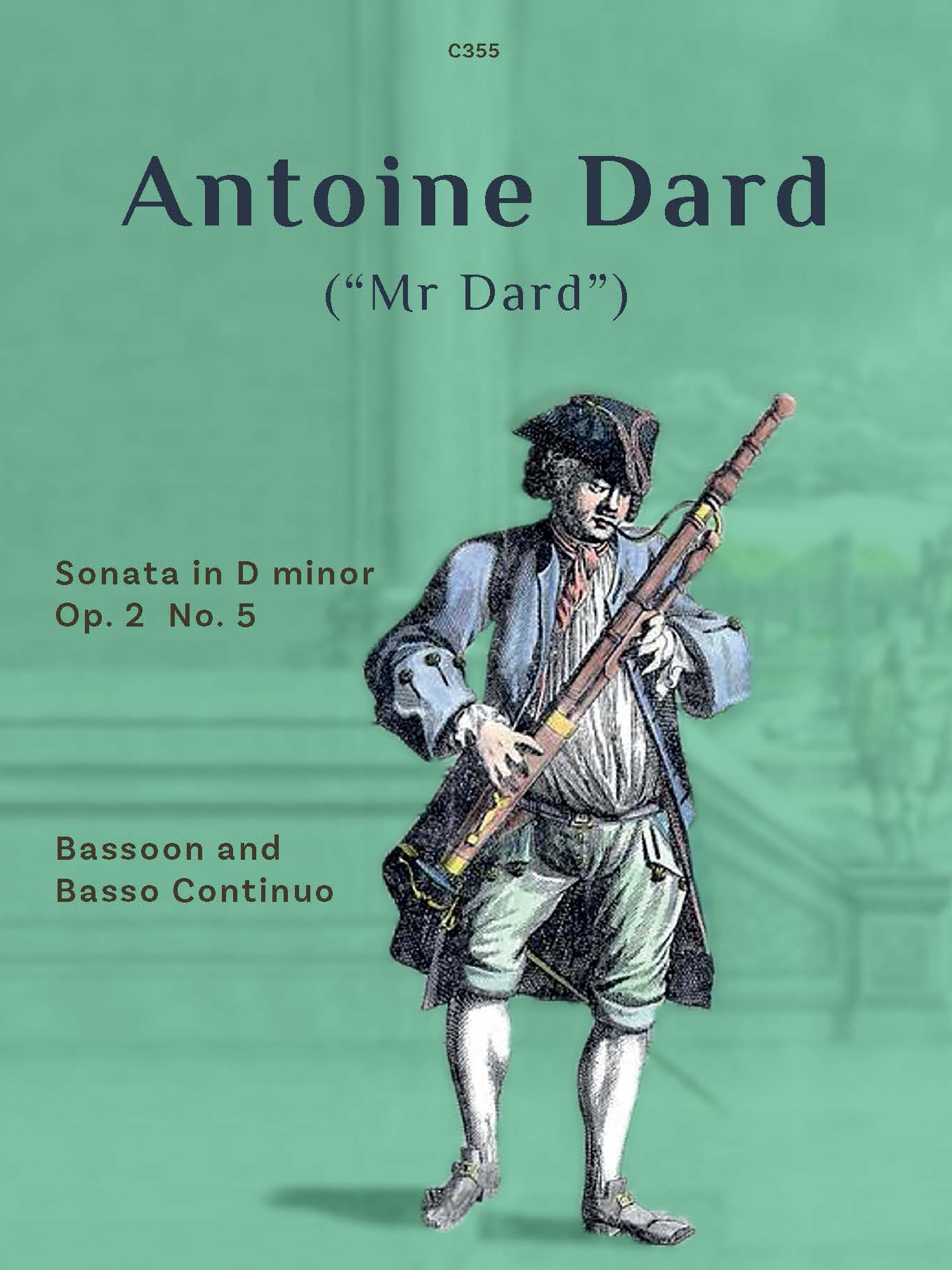 Dard Sonata Op2 No 5 Dmin Bassoon & Piano Sheet Music Songbook