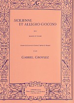 Grovlez Sicilienne Et Allegro Giocoso Bassoon Sheet Music Songbook