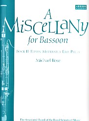 Rose Miscellany For Bassoon Book 2 Sheet Music Songbook