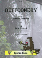 Goddard Buffoonery Bassoon & Piano Sheet Music Songbook