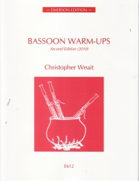 Bassoon Warm-ups Weait Sheet Music Songbook