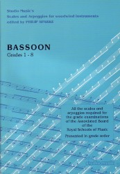 Scales & Arpeggios Bassoon Sparke New Grades 1-8 Sheet Music Songbook