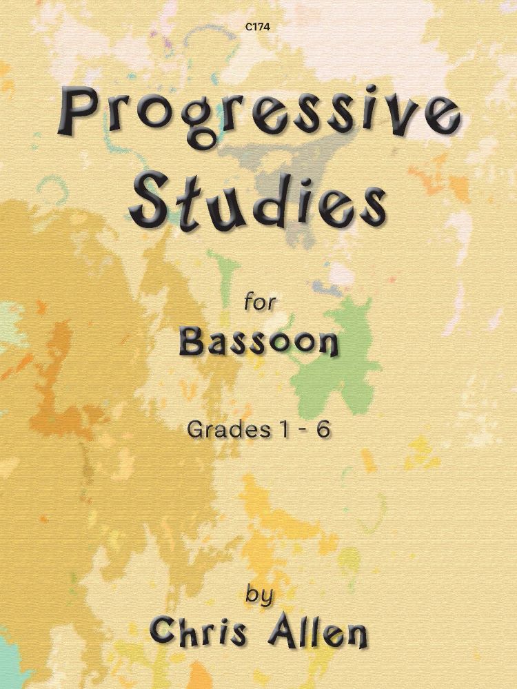 Progressive Studies For Bassoon Gr 1-v1 Allen Sheet Music Songbook