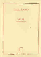 Tansman Suite Pour Bassoon Sheet Music Songbook