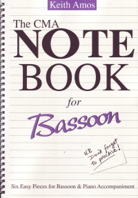 Cma Notebook For Bassoon Sheet Music Songbook