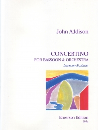 Addison Concertino Bassoon & Piano Sheet Music Songbook