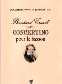 Crusell Concertino Basson & Piano Sheet Music Songbook