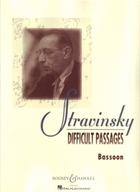 Stravinsky Difficult Passages Bassoon Sheet Music Songbook