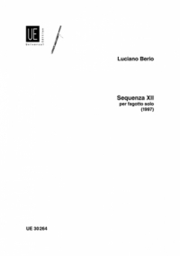 Berio Sequenza Xii Bassoon Sheet Music Songbook