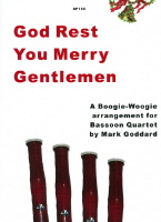 God Rest You Merry Gentlemen Goddard Bassoon Quart Sheet Music Songbook