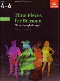 Time Pieces For Bassoon Vol 2 Denley Sheet Music Songbook