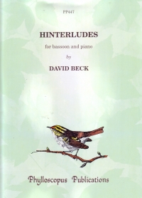Beck Hinterludes Bassoon & Piano Sheet Music Songbook