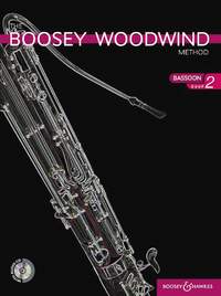 Boosey Woodwind Method Bassoon Book 2 + Cd Sheet Music Songbook
