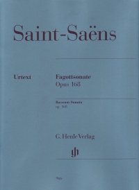 Saint-saens Bassoon Sonata Op168 Sheet Music Songbook