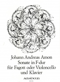 Amon Sonata Concertante In F Maj Op88 Bassoon Sheet Music Songbook