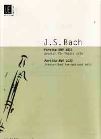 Bach Partita Bwv1013 Solo Bassoon Sheet Music Songbook
