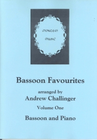Bassoon Favourites Volume 1 Challinger Bassoon/pft Sheet Music Songbook