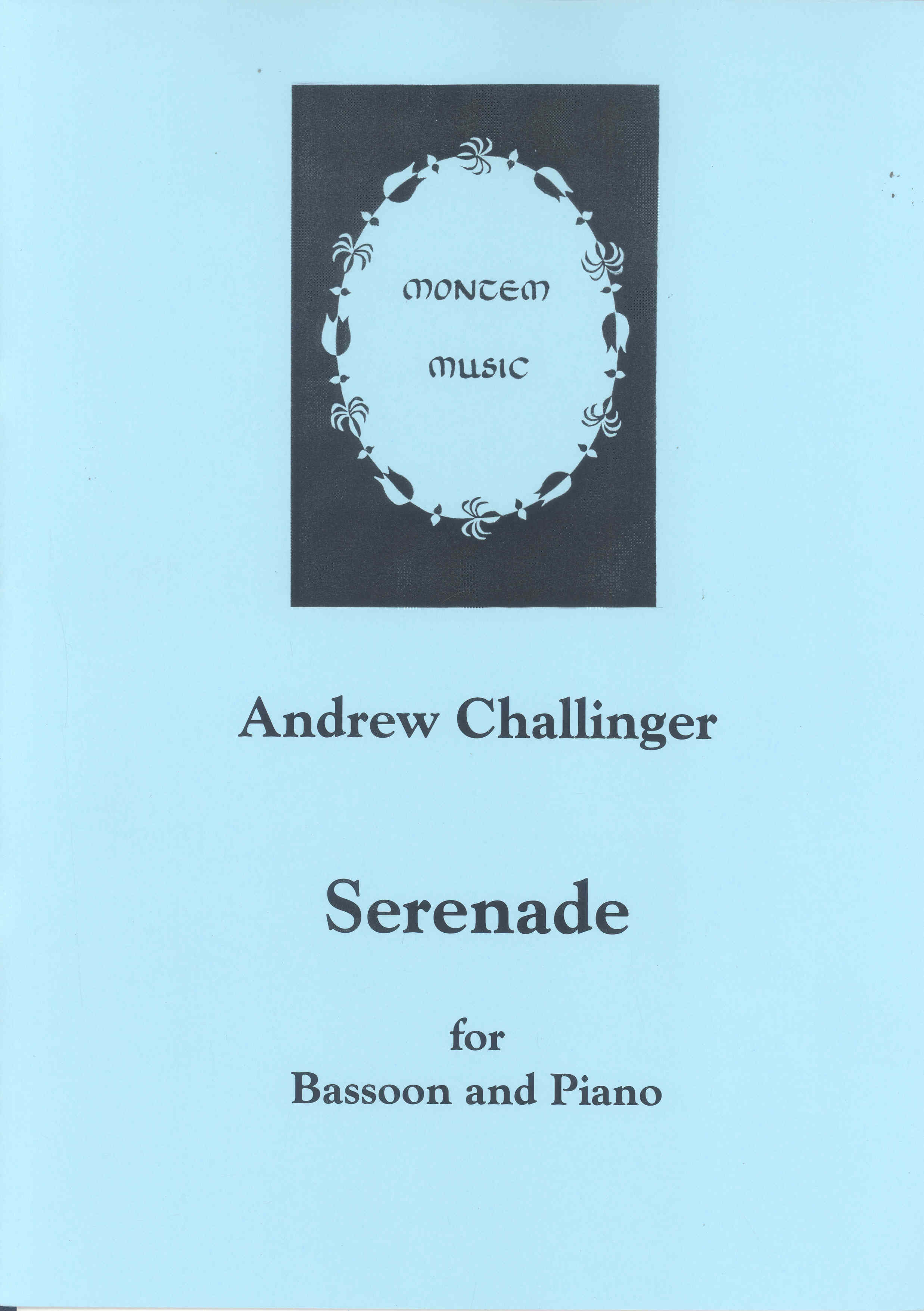 Challinger Serenade Bassoon & Piano Sheet Music Songbook