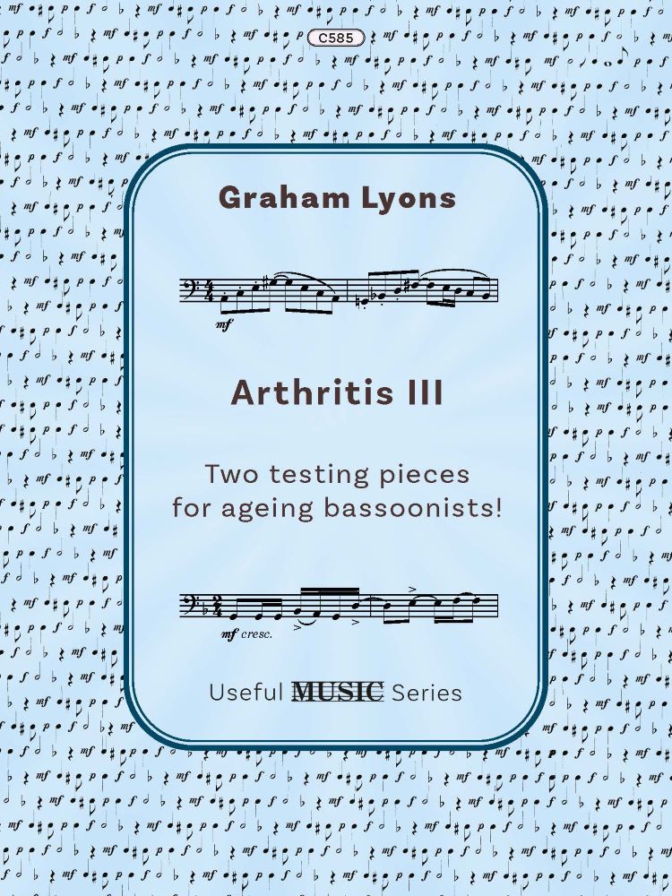 Lyons Arthritis Iii Bassoon Sheet Music Songbook