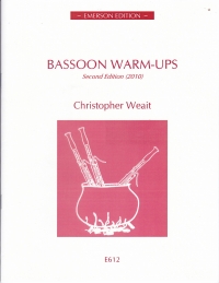 Bassoon Warm-ups Weait 2nd Edition (2010) Sheet Music Songbook