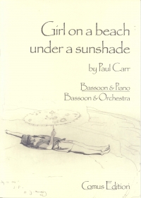 Carr Girl On A Beach Under A Sunshade Bassoon Sheet Music Songbook