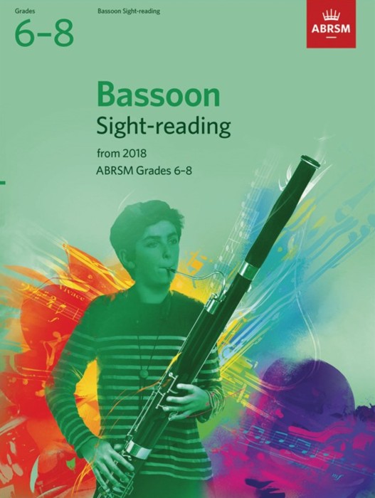 Bassoon Sight Reading Tests 2018 Grades 6-8 Abrsm Sheet Music Songbook