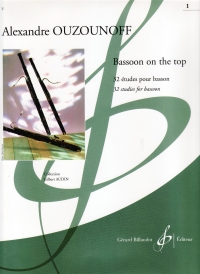Ouzounoff Bassoon On The Top Vol 1 32 Etudes Sheet Music Songbook