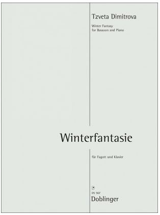 Dimitrova Winterfantasie Bassoon & Piano Sheet Music Songbook