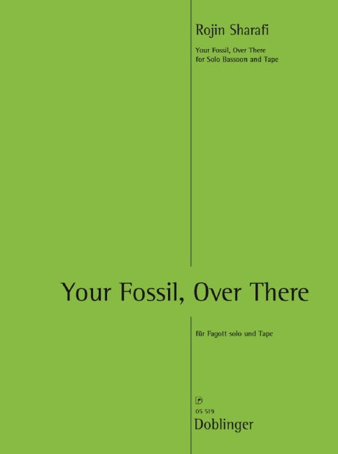 Sharafi Your Fossil Over There Bassoon & Piano Sheet Music Songbook