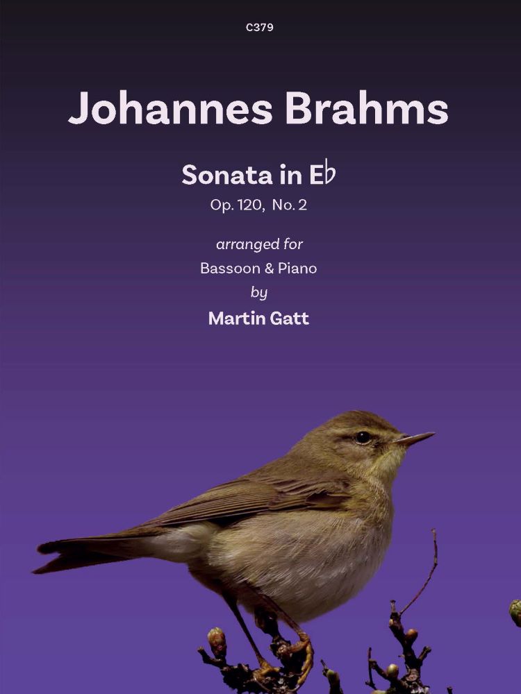 Brahms Sonata In E Flat Op120/2 Gatt Bassoon & Pf Sheet Music Songbook