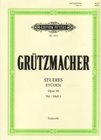 Grutzmacher Studies Op 38 Book 1 Cello Sheet Music Songbook