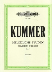 Kummer Melodious Studies Op57 Cello Sheet Music Songbook