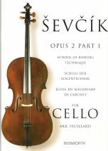 Sevcik Cello Op2 Pt 1 School Of Bowing Technique Sheet Music Songbook