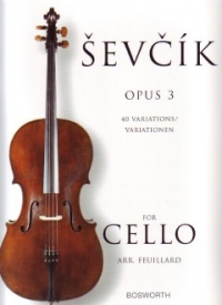 Sevcik Cello Op3 40 Variations (feuillard) Sheet Music Songbook
