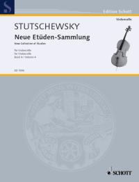 Stutschewsky New Collection Of Studies Bk 4 Cello Sheet Music Songbook