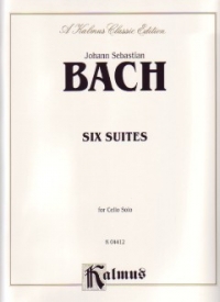 Bach Suites (6) Cello Solo Sheet Music Songbook