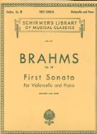 Brahms Sonata Op 38 E Minor Cello Sheet Music Songbook