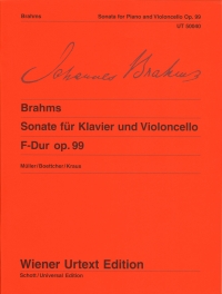 Brahms Sonata Op99 Fmaj Cello Sheet Music Songbook