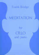 Bridge Meditation Cello & Piano Sheet Music Songbook