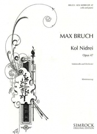 Bruch Kol Nidrei Op47 Cello Sheet Music Songbook