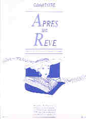 Faure Apres Un Reve Cello Or Viola Or Violin & Pf Sheet Music Songbook