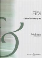 Finzi Cello Concerto Op40 Cello & Piano Reduction Sheet Music Songbook