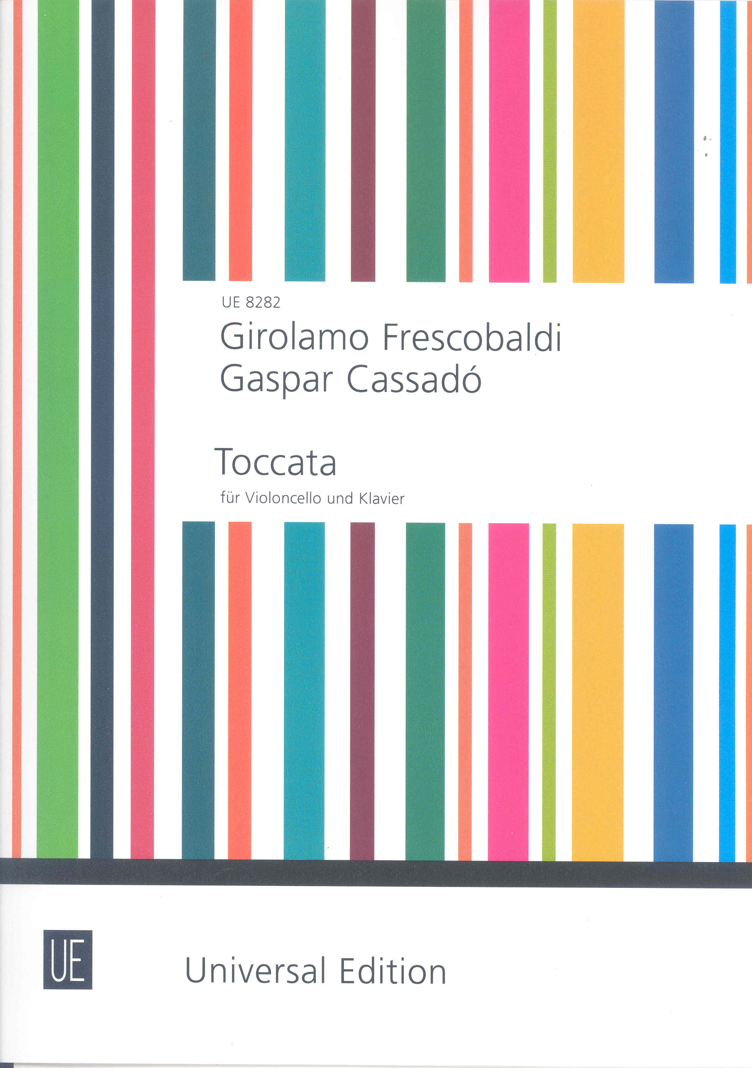 Frescobaldi Toccata Arr Cassado Cello Sheet Music Songbook